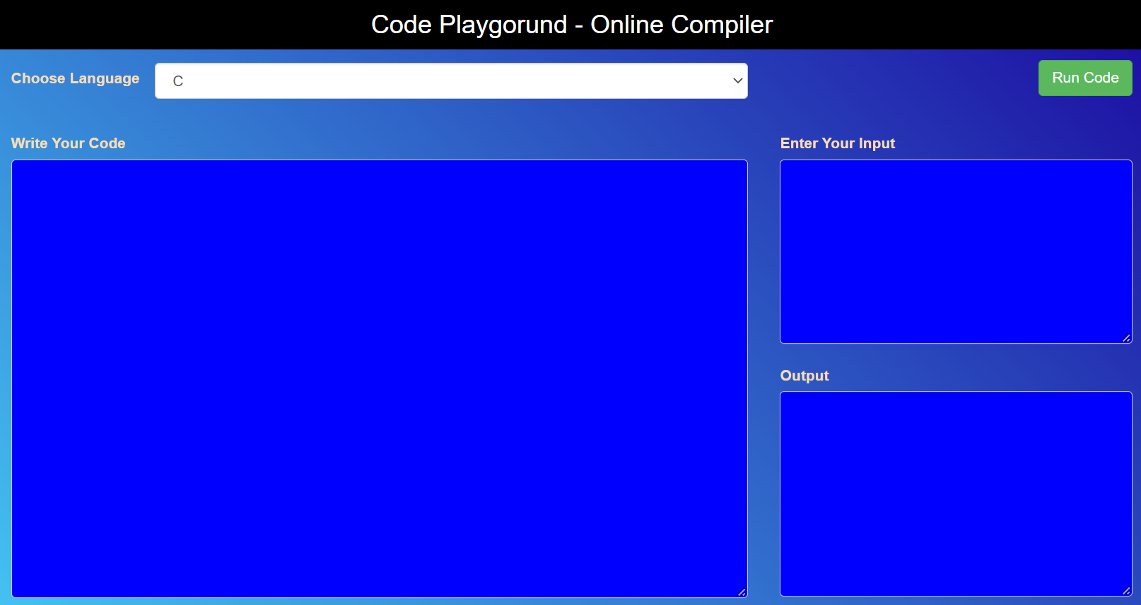 Code Playground
