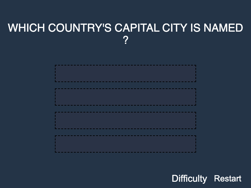 Guess The Capitals