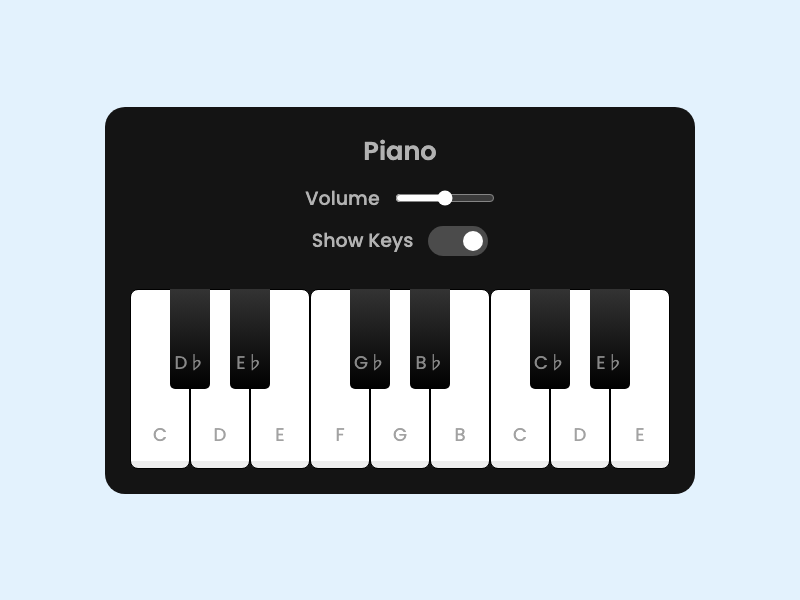 Piano Keyboard